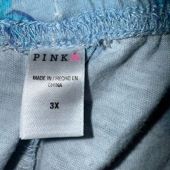 PINK Victoria's Secret Blue Seahorse Pajama Shorts - Picture 4 of 5